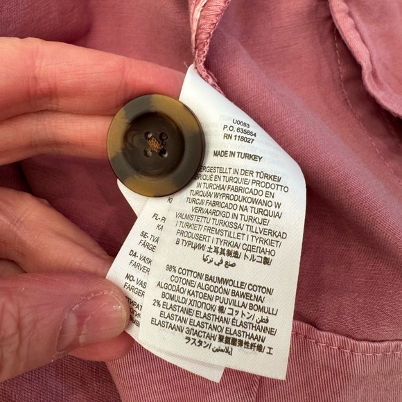 Boden Dusty Pink Jacket with Collar and Relaxed Fit - NWOT - Picture 8 of 16